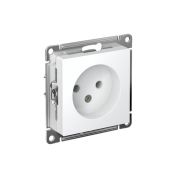 Розетка 1-м СП AtlasDesign 16А IP20 без заземл. без защ. шторок механизм бел. SE ATN000141