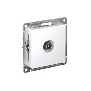 Розетка телевизионная TV AtlasDesign коннектор механизм бел. SE ATN000193