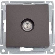 Розетка телевизионная TV AtlasDesign коннектор механизм мокко SE ATN000693