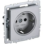 Розетка BRITE РС14-1-0-БрА 16А с заземл. защ. шторки механизм алюм. IEK BR-R14-16-K47