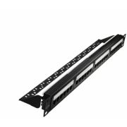 Патч-панель UTP 24хRJ-45 кат.5E 1U 19дюйм SUPRLAN 10-0403