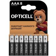 Элемент питания алкалиновый AAA/LR03 (блист.8шт) Basic Opticell 5051009/6051009