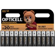 Элемент питания алкалиновый AA/LR6 (блист. 12шт) Professional Opticell 5052005/6052005