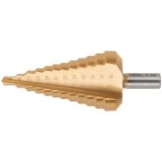 Сверло ступенчатое HSS по металлу 12 ступеней 6-9-13-16-19-21-23-26-29-32-35-38мм MOS 36386М