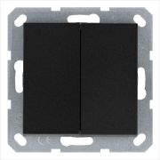 Переключатель перекрестный 2-кл. 10А IP20 механизм антрацит Jasmart G3014B