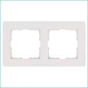 Рамка 2-м G-Flex бел. глянцевый Jasmart G1102W