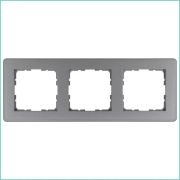 Рамка 3-м G-Flex алюм. Jasmart G1103S