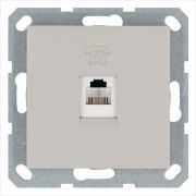 Розетка телефонная 1-м RJ11 механизм тауп JasmartG6101T