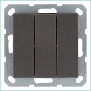 Выключатель 3-кл. 10А IP20 механизм мокко Jasmart G3031Z