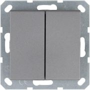 Кнопка 2-кл. 10А IP20 с переключающим контактом механизм алюм. Jasmart G3020S