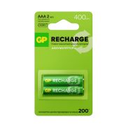 Аккумулятор AAA/HR03 RECHARGE 1.2В 400мА.ч 40AAAHCV-2CRSBC2 16/96 (блист.2шт) GP 20250