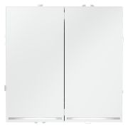 Выключатель 2-кл. СП S70 10А с подсветкой механизм бел. матов. Voltum VLS020202