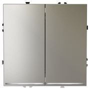 Выключатель 2-кл. СП S70 10А с подсветкой механизм шелк Voltum VLS020204