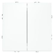 Переключатель проходной 2-кл. СП S70 10А механизм бел. матов. Voltum VLS020302