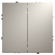 Выключатель 2-кл. СП S70 10А с самовозвратом механизм кашемир Voltum VLS020603