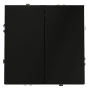 Выключатель 2-кл. СП S70 10А с самовозвратом механизм черн. матов. Voltum VLS020608