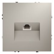 Розетка компьютерная 1-м СП S70 RJ45 кат.6 механизм кашемир Voltum VLS060103