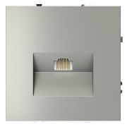 Розетка компьютерная 1-м СП S70 RJ45 кат.6 механизм сталь Voltum VLS060105