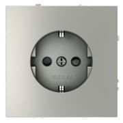 Розетка 1-м СП S70 16А с заземл. защ. шторки механизм сталь Voltum VLS040205