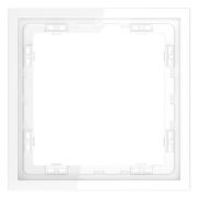 Рамка 1-м S70 пластик. бел. глянцевый Voltum VLS100101
