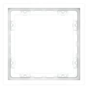 Рамка 1-м S70 пластик. бел. матов. Voltum VLS100102