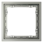 Рамка 1-м S70 пластик. сталь Voltum VLS100105