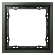 Рамка 1-м S70 пластик. титан Voltum VLS100106