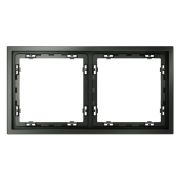 Рамка 2-м S70 пластик. титан Voltum VLS100206