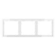 Рамка 3-м S70 пластик. бел. глянцевый Voltum VLS100301