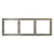 Рамка 3-м S70 пластик. шелк Voltum VLS100304