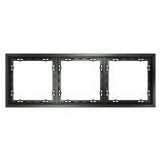 Рамка 3-м S70 пластик. титан Voltum VLS100306