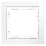 Рамка 1-м S70 стеклян. бел. матов. Voltum VLS110102