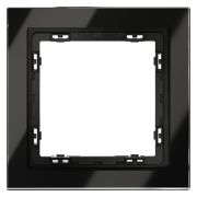 Рамка 1-м S70 стеклян. черн. Voltum VLS110108
