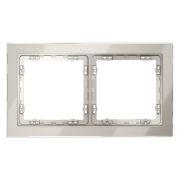 Рамка 2-м S70 стеклян. кашемир Voltum VLS110203