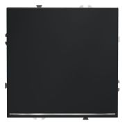 Переключатель проходной 1-кл. СП S70 10А с подсветкой механизм графит Voltum VLS010407