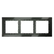 Рамка 3-м S70 стеклян. титан Voltum VLS110306