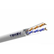 Кабель витая пара F/UTP 2х2х24AWG кат.5E PVC indoor (м) TOKOV ELECTRIC TKE-C06-F22-5E-305-PVC