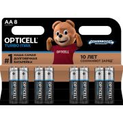 Элемент питания алкалиновый AA/LR6 (блист. 8шт) Turbo Max Opticell 6053007