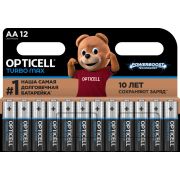 Элемент питания алкалиновый AA/LR6 (блист. 12шт) Turbo Max Opticell 6053009