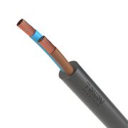 Провод TOKOV ELECTRIC ПВС 2х0.75 380В Ч (м) 1945477