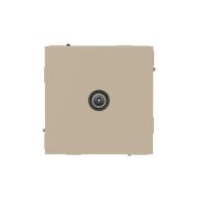 Розетка телевизионная оконечная TV KANT ванильн. марципан DKC 7015523