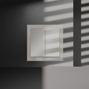 Переключатель перекрестный 2-кл. СП S70 10А механизм кашемир Voltum VLS020503