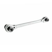 Ключ накидной трещоточный 8х10х12х13х14х17х19х21мм реверсивный (23712) SHTOK 376582